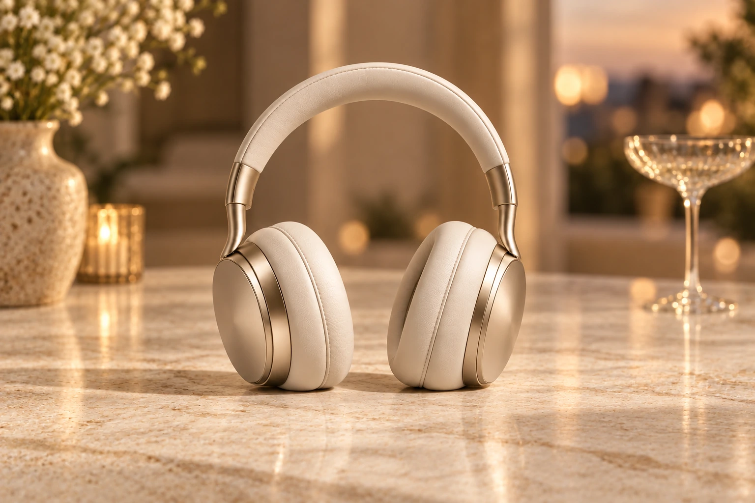 Illustrative headphone example: Champagne Evening