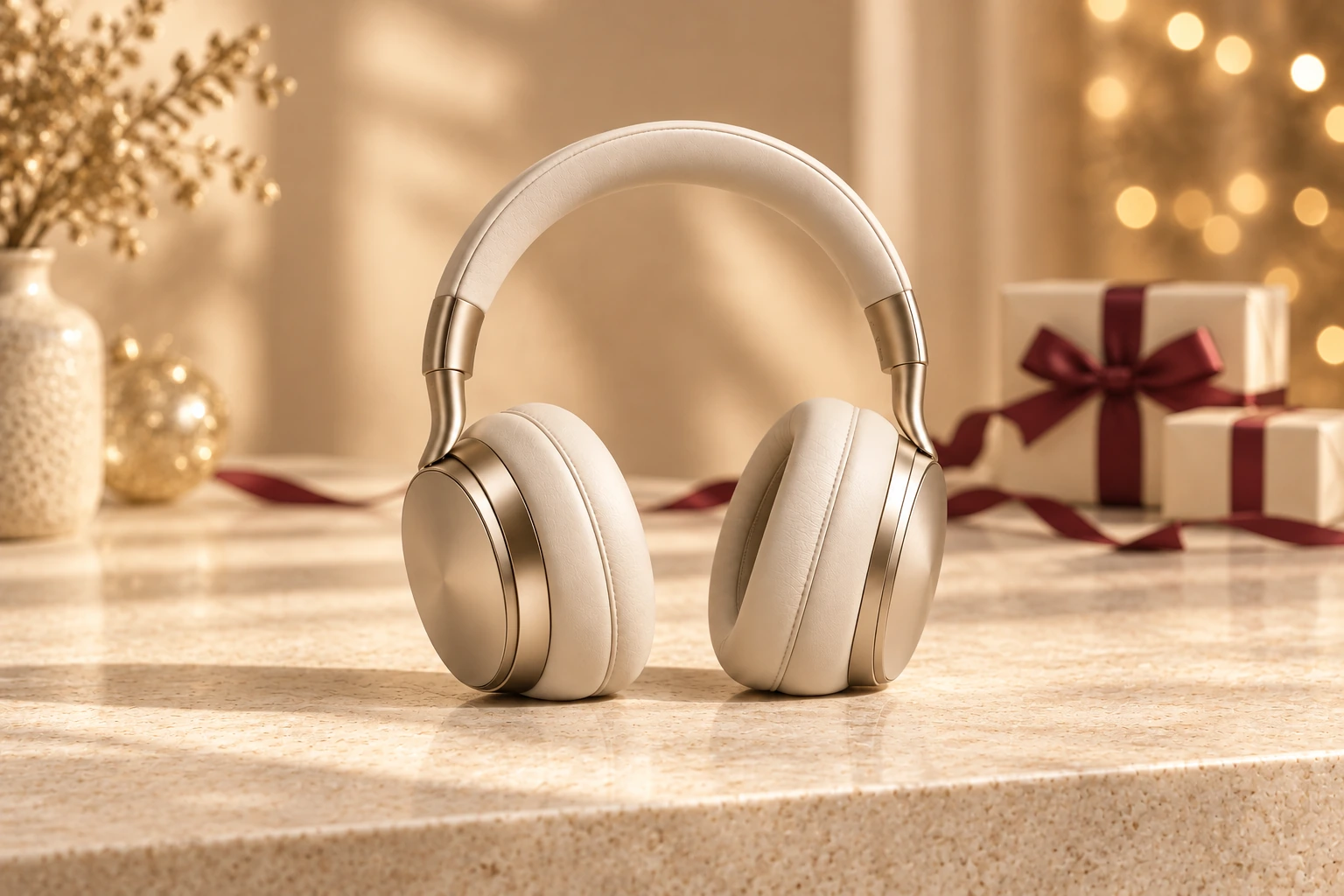 Illustrative headphone example: Festive Ribbon