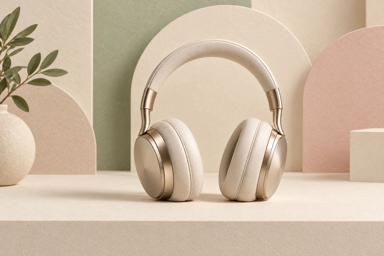 Illustrative headphone example: Layered Papercraft